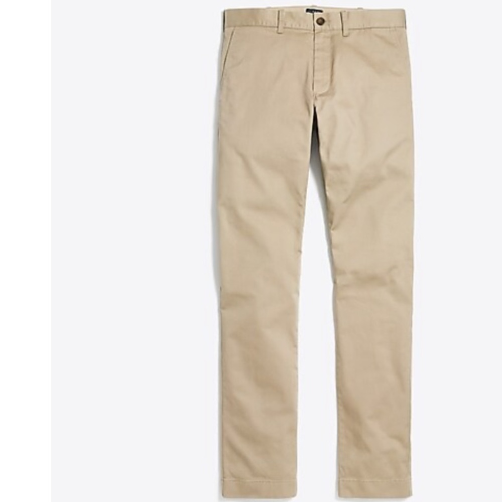 JCrew Slim-fit flex khaki pant NWT 34/34 khaki - Picture 3 of 6